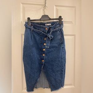 Denim skirt